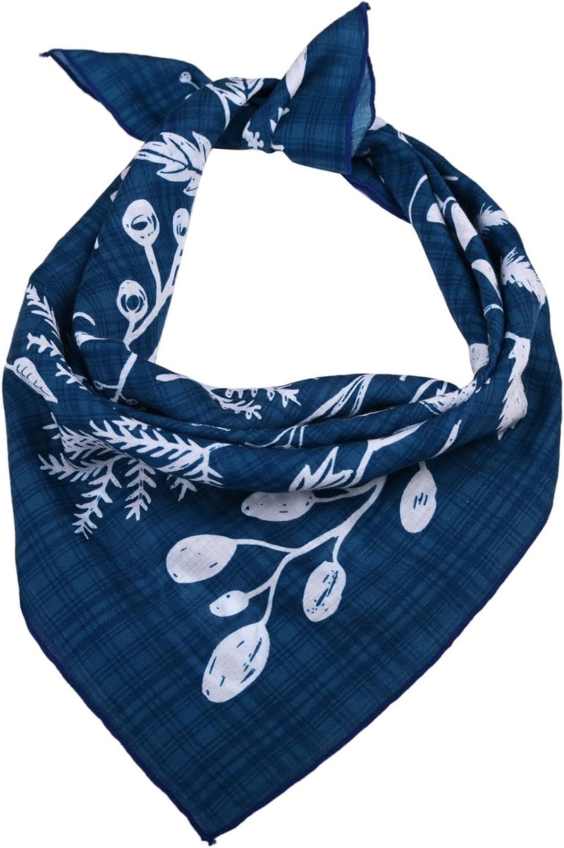 Acigbetter 2 Pack Soft Cotton-Blend Bandana for Women and Men, 21.6''x 21.6'' Neck Head Scarf Summer Thin Bandana Headband - Image 3